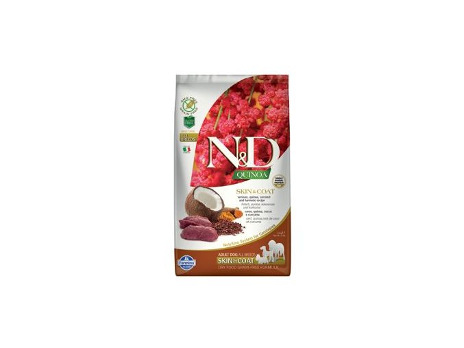 N&D Quinoa DOG Skin & Coat Venison & Coconut 2,5g