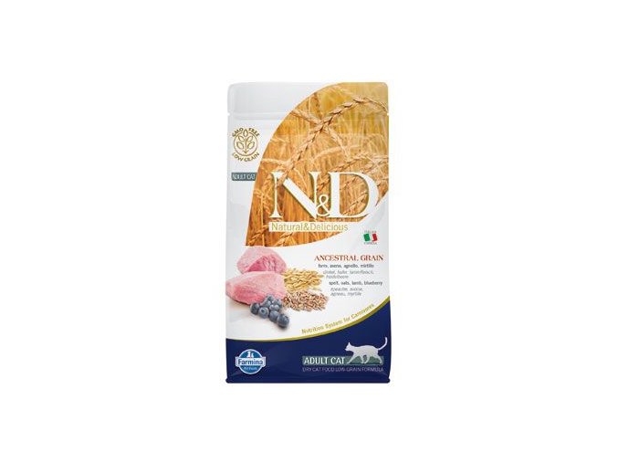 N&D LG CAT Adult Lamb & Blueberry 1,5kg