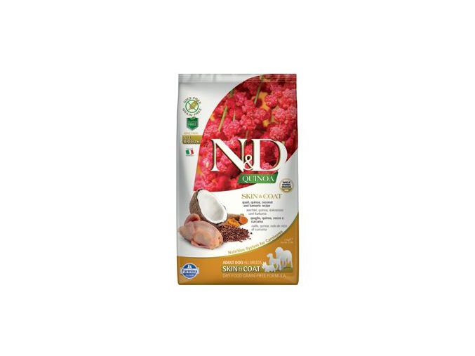 N&D Quinoa DOG Skin & Coat Quail & Coconut 2,5kg