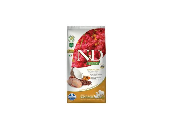 N&D Quinoa DOG Skin & Coat Quail & Coconut 7kg