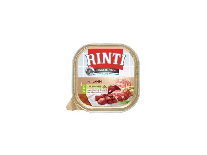 Rinti Dog Kennerfleisch vanička jehně+hnědá rýže 300g