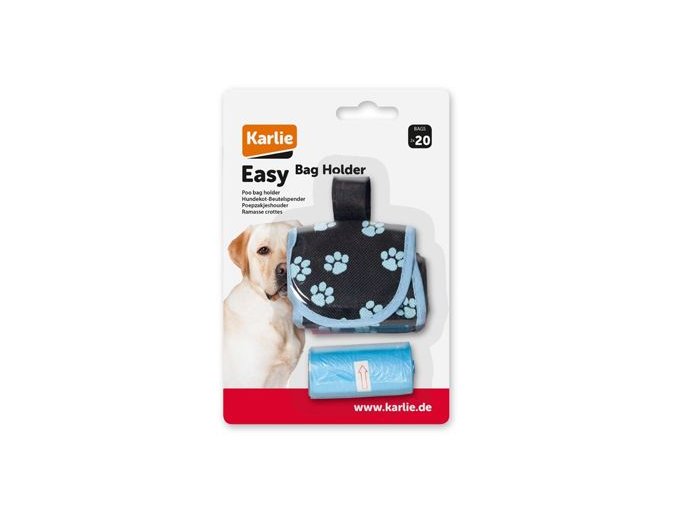 Pouzdro nylon černo-modré + sáčky KAR 2x20ks