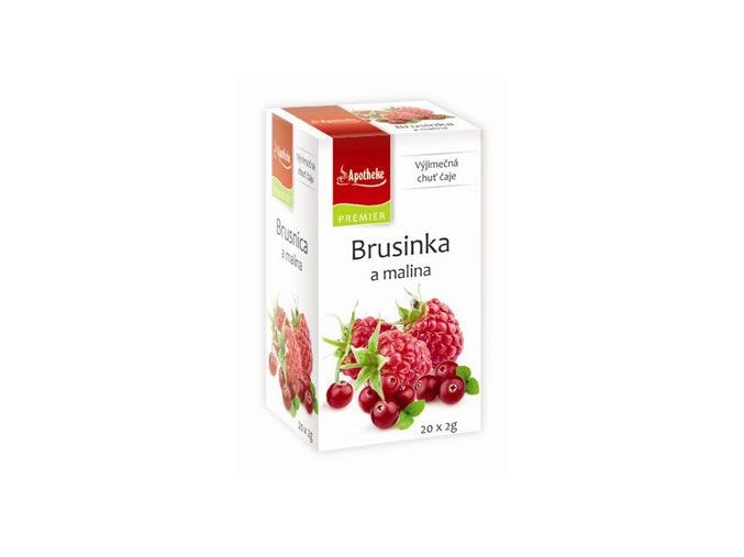 Čaj Apotheke Brusinka a malina 20sacc