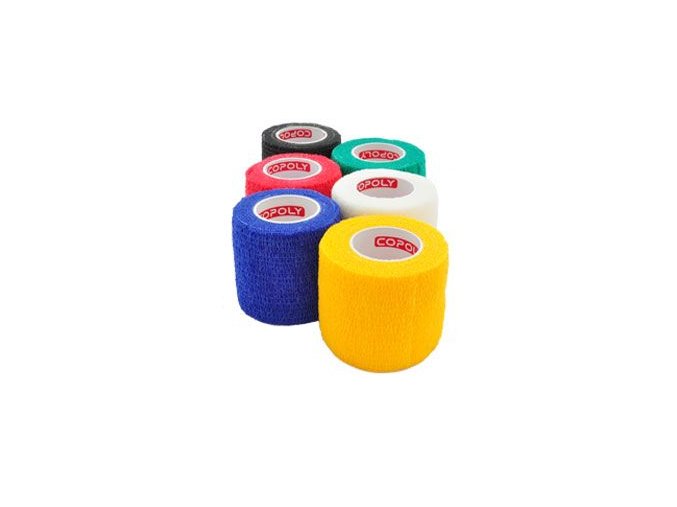 Obinadlo elast. CoPoly 5cm x 4,6m MIX 12ks