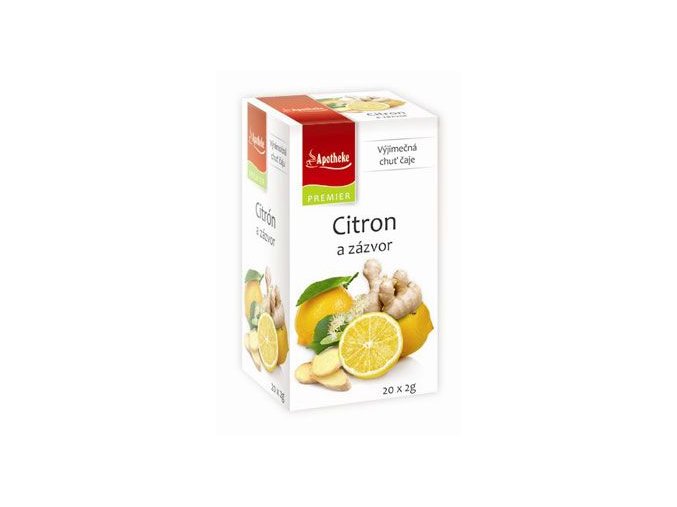 Čaj Apotheke Citron a zázvor 20sacc