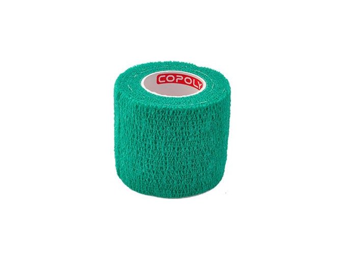 Obinadlo elast. CoPoly 5cm x 4,6m zelená