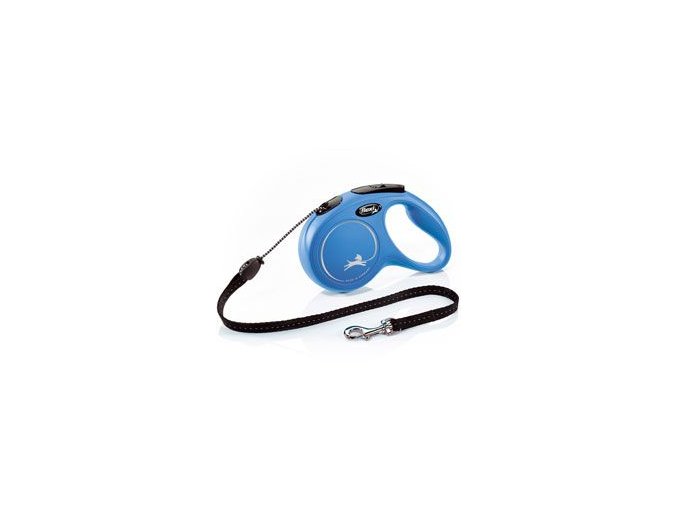 Vodítko FLEXI Classic NEW M lanko 5m/20kg modrá