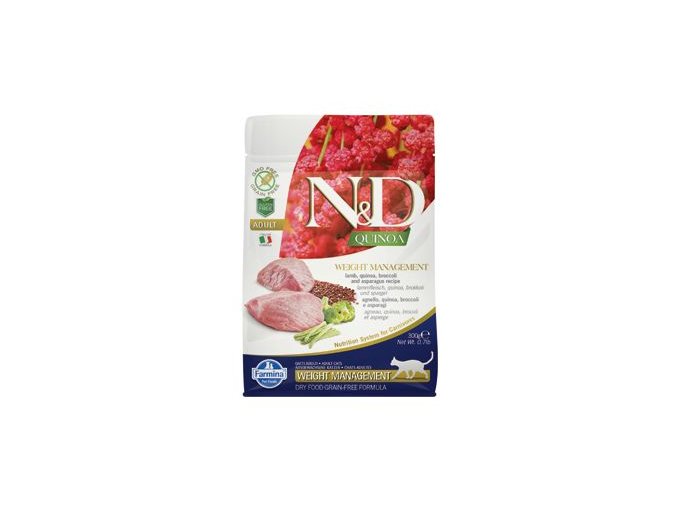 N&D Quinoa CAT Weight Management Lamb & Broccoli 300g