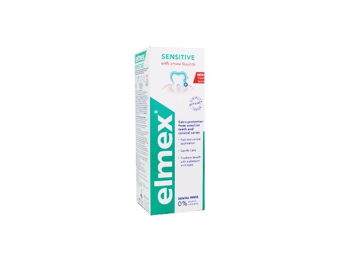 Voda ústní Elmex Sensitive plus zelená 400ml