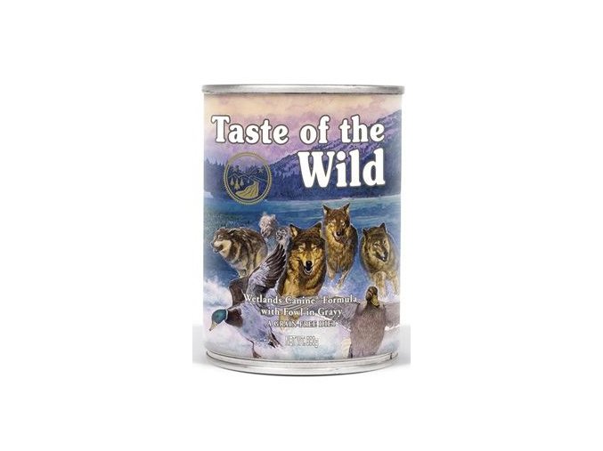 Taste of the Wild konzerva Wetlands Wild Fowl 390g