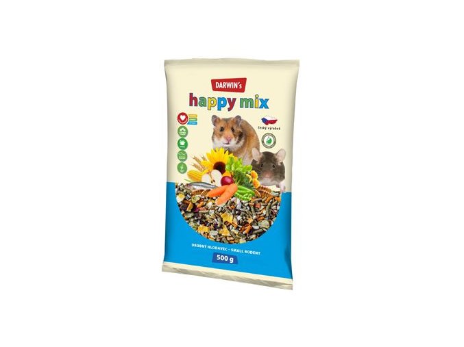 Darwin's Drobný Hlodavec Happy mix 500g