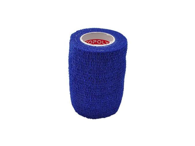 Obinadlo elast. CoPoly 7,5cm x 4,6m modrá