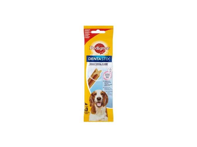 Pedigree Pochoutka Denta Stix Medium 3ks 77g