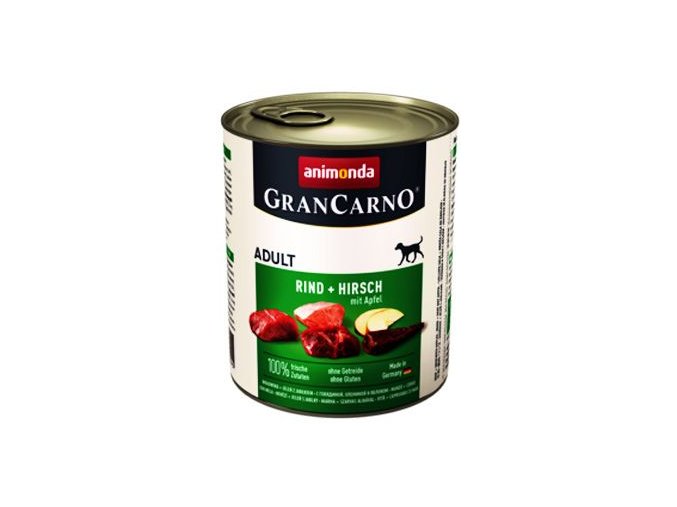 Animonda GRANCARNO konz. ADULT jelen/jablko 800g