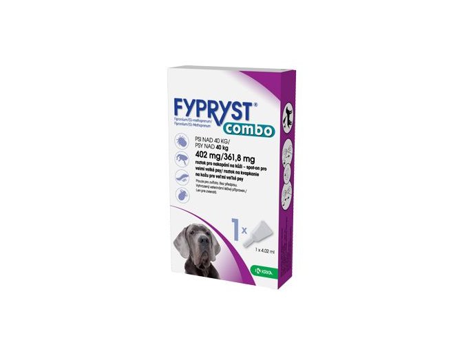 Fypryst combo spot-on 402/361,8mg pes obří 1 pip