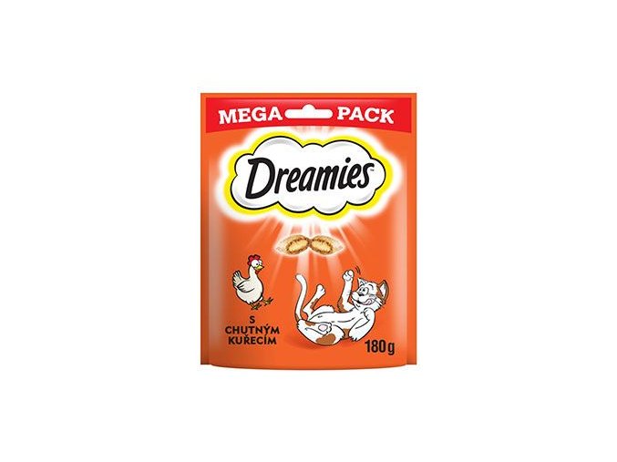 Dreamies kočka pochoutka Mega Pack kuřecí 180g