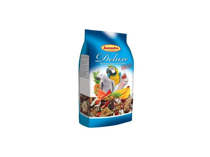 Avicentra Deluxe velký papoušek 1kg