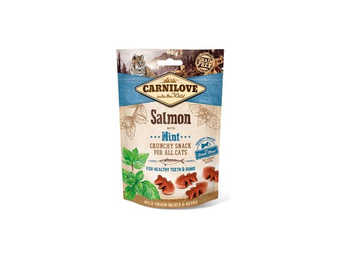 Carnilove Cat Crunchy Snack Salmon&Mint 50g