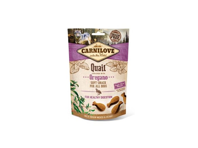 Carnilove Dog Semi Moist Snack Quail&Oregano 200g