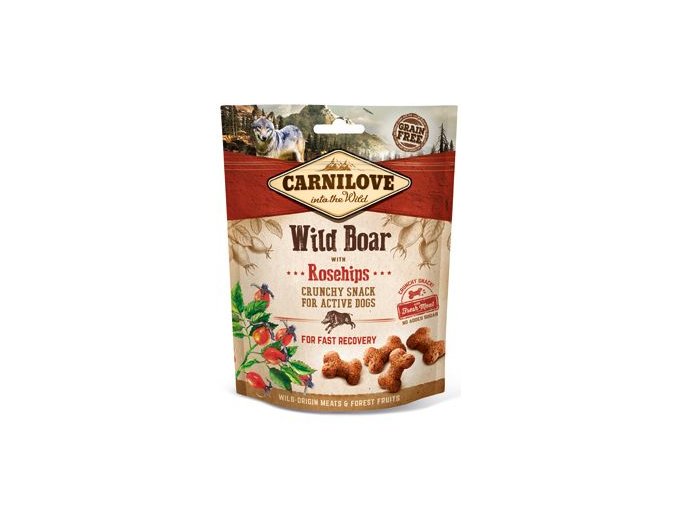 Carnilove Dog Crunchy Snack Wild Boar&Rosehips 200g