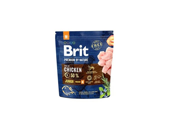 Brit Premium Dog by Nature Junior M 1kg