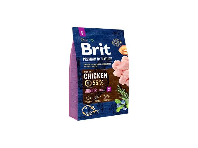 Brit Premium Dog by Nature Junior S 3kg