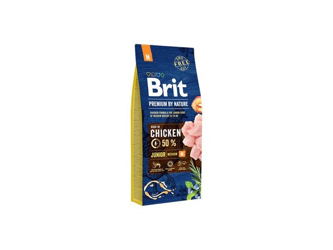 Brit Premium Dog by Nature Junior M 15kg