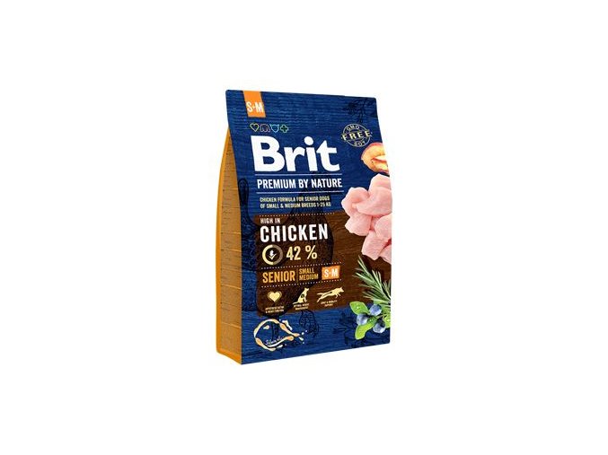 Brit Premium Dog by Nature Senior S+M 3kg