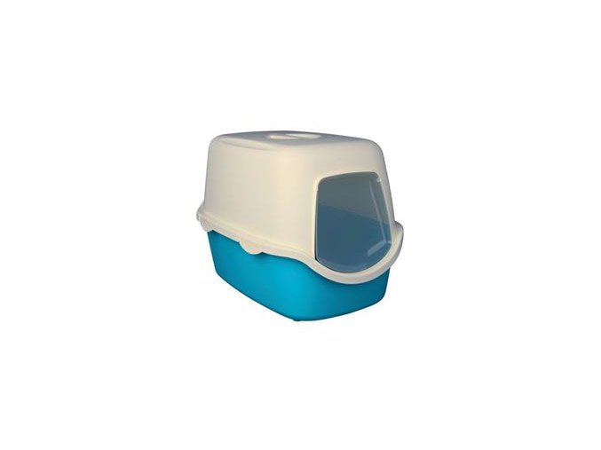 WC kočka kryté domek VICO 40x40x56 TR modro/bílá