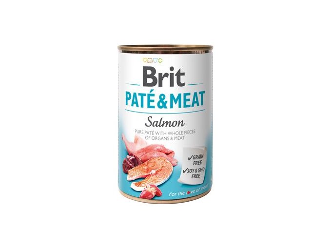 Brit Dog konz Paté & Meat Salmon 400g