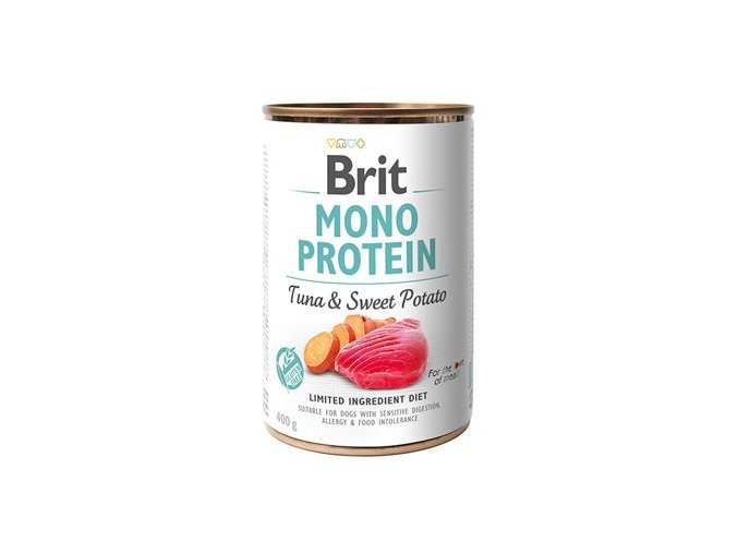 Brit Dog konz Mono Protein Tuna & Sweet Potato 400g