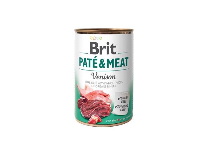 Brit Dog konz Paté & Meat Venison 400g