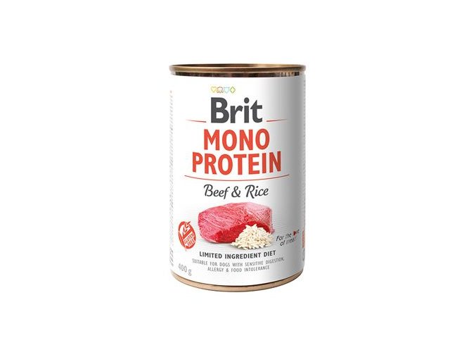 Brit Dog konz Mono Protein Beef & Brown Rice 400g