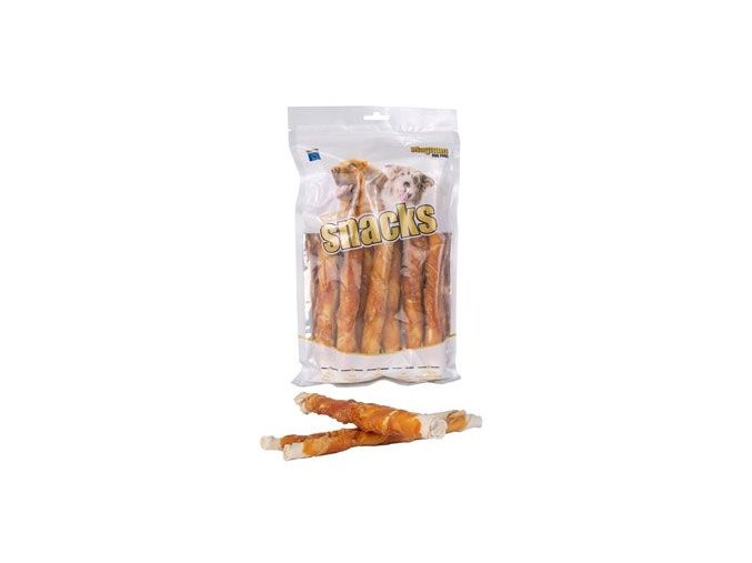 Magnum Chicken Roll on Rawhide stick 500g