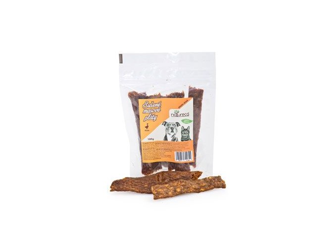 NATURECA pochoutka Masové pláty-Husa, 100%maso 100g