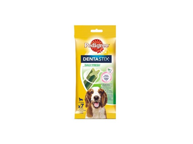 Pedigree Pochoutka Denta Stix Fresh Medium 7ks (180g)