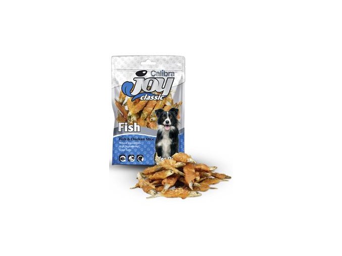 Calibra Joy Dog Classic Fish & Chicken Slice 80g