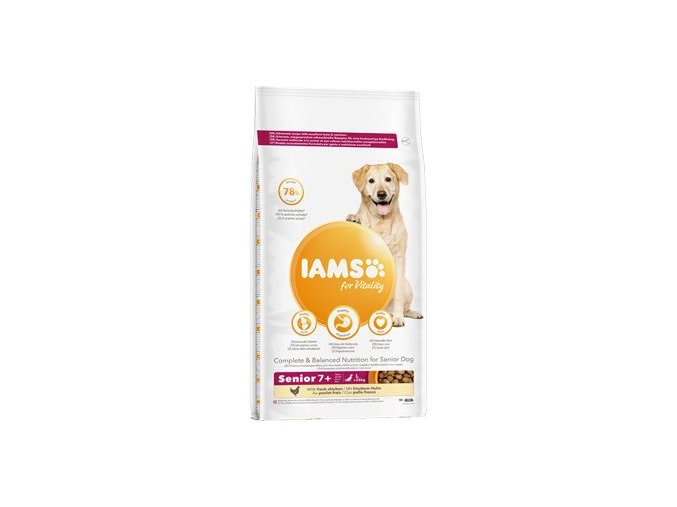 Iams Dog Senior Large Chicken 3kg