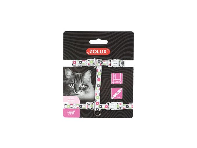 Postroj kočka ARROW nylon šedý Zolux