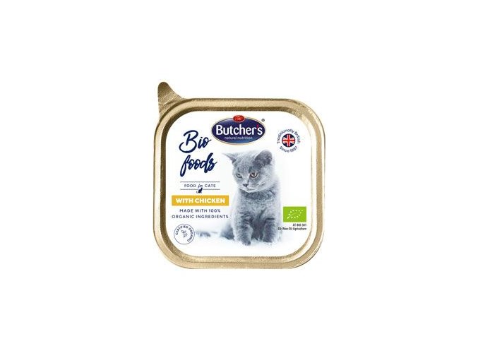 Butcher's Cat Bio s kuřecím vanička 85g