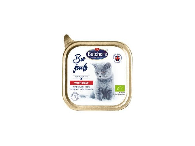 Butcher's Cat Bio s hovězím vanička 85g