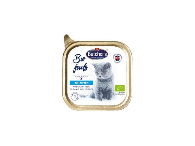 Butcher's Cat Bio s rybou vanička 85g