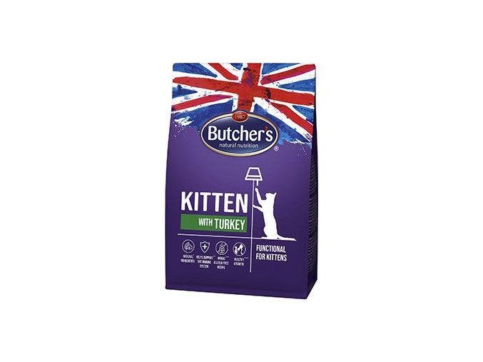 Butcher's Cat Pro Series Kitten s krůtou 800g