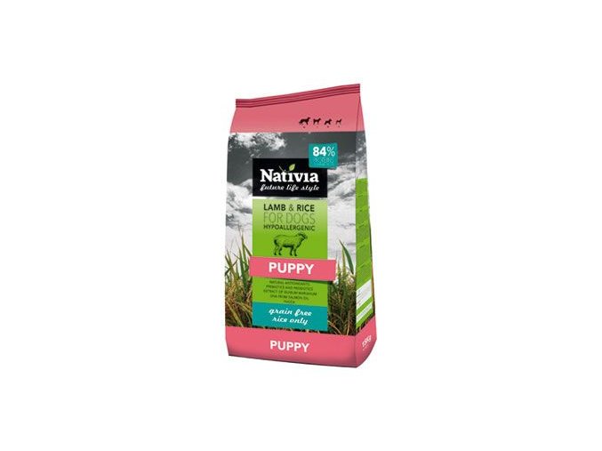 Nativia Dog Puppy Lamb&Rice 15kg