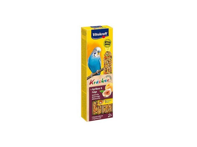 Vitakraft Bird Kräcker Andulka Meruňka+Fík tyč 2ks