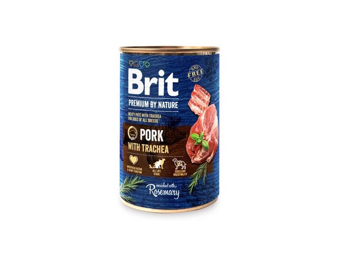 Brit Premium Dog by Nature konz Pork & Trachea 400g