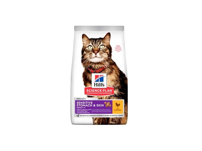 Hill's Fel. Dry SP Adult Sen.Stomach&Skin Chicken 7kg