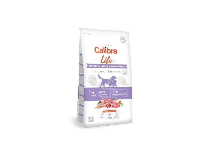 Calibra Dog Life Junior Small&Medium Breed Lamb 2,5kg