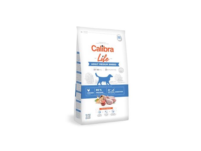 Calibra Dog Life Adult Medium Breed Chicken 2,5kg