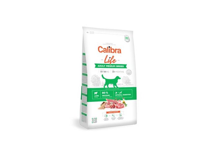 Calibra Dog Life Adult Medium Breed Lamb 12kg